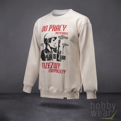 Trzeźwy pracownik - bluza męska klasyczna